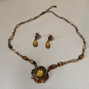 2028 Brand Victorian Style Necklace, matching earrings
